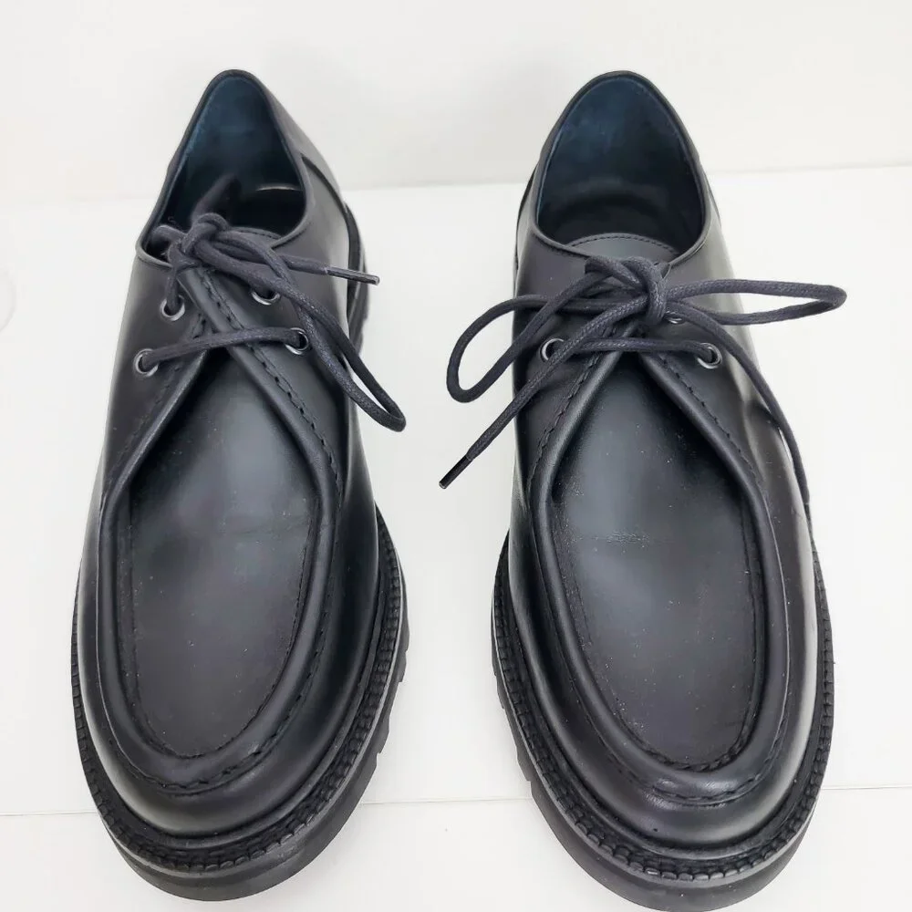 BODE University Leather Derby Loafers in Black 41 8 - Picture 3 of 12